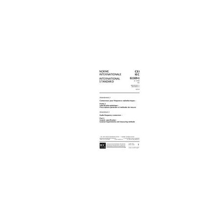 IEC 61169-1 Amd.2 Ed. 1.0 b:1997