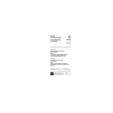 IEC 60317-25 Amd.1 Ed. 2.0 b:1997