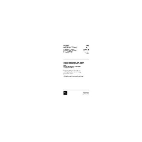 IEC 61466-1 Ed. 1.0 b:1997