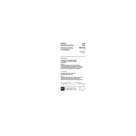 IEC 60730-2-15 Amd.1 Ed. 1.0 b:1997