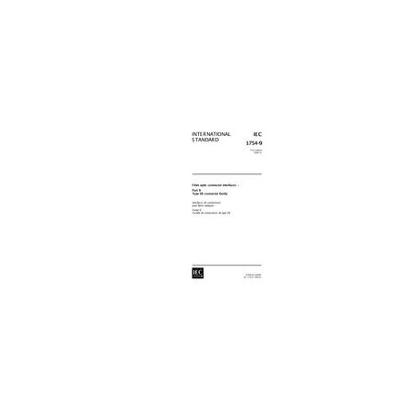 IEC 61754-9 Ed. 1.0 en:1996