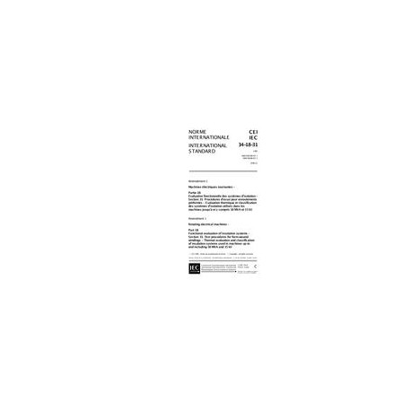 IEC 60034-18-31 Amd.1 Ed. 1.0 b:1996