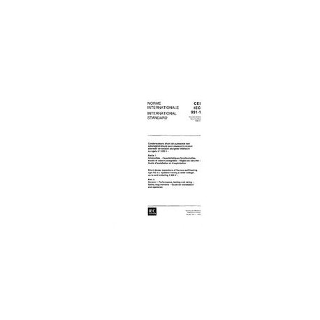 IEC 60931-1 Ed. 2.0 b:1996