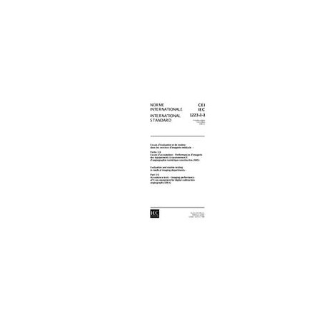 IEC 61223-3-3 Ed. 1.0 b:1996