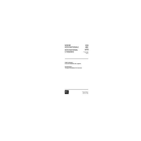 IEC 61773 Ed. 1.0 b:1996