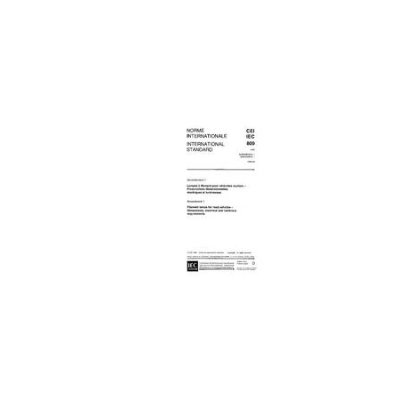 IEC 60809 Amd.1 Ed. 2.0 b:1996