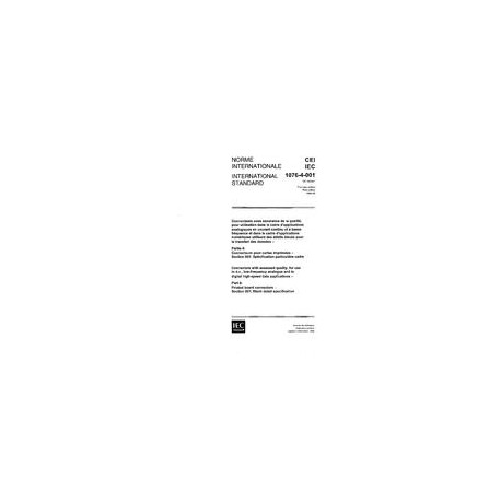 IEC 61076-4-001 Ed. 1.0 b:1996