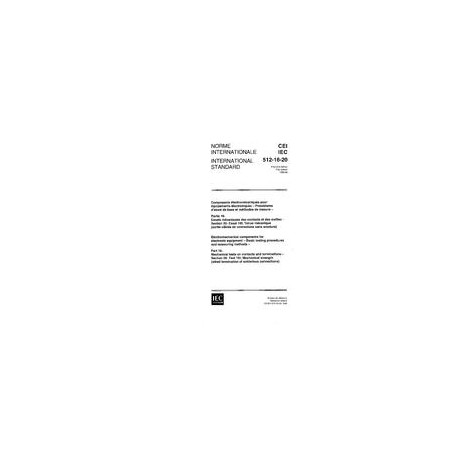 IEC 60512-16-20 Ed. 1.0 b:1996