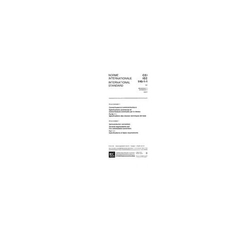 IEC 60146-1-1 Amd.1 Ed. 3.0 b:1996