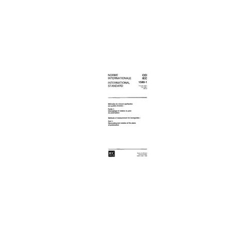 IEC 61580-1 Ed. 1.0 b:1996