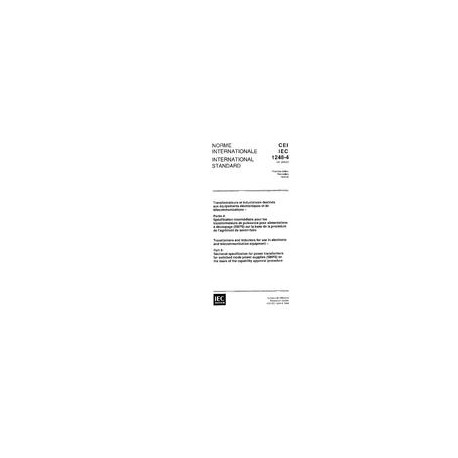 IEC 61248-4 Ed. 1.0 b:1996