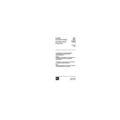 IEC 61248-6 Ed. 1.0 b:1996