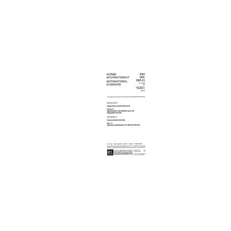 IEC 60747-11 Amd.2 Ed. 1.0 b:1996