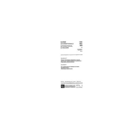 IEC 60925 Amd.1 Ed. 1.0 b:1996