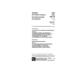 IEC 60169-16 Amd.1 Ed. 1.0 b:1996