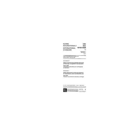 IEC 61010-2-020 Amd.1 Ed. 1.0 b:1996
