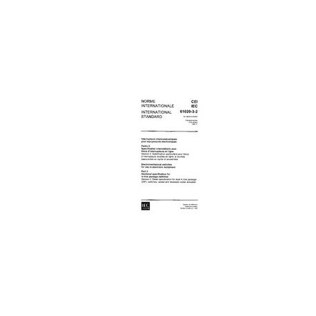 IEC 61020-3-2 Ed. 1.0 b:1995