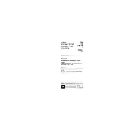 IEC 60745-2-3 Amd.1 Ed. 1.0 b:1995