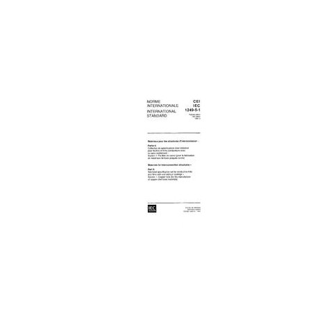 IEC 61249-5-1 Ed. 1.0 b:1995