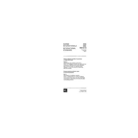 IEC 60454-3-13 Ed. 1.0 b:1995