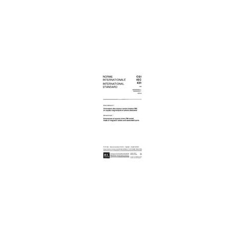 IEC 60431 Amd.1 Ed. 2.0 b:1995