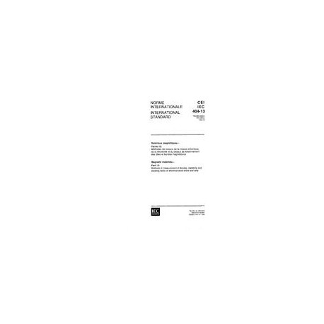 IEC 60404-13 Ed. 1.0 b:1995