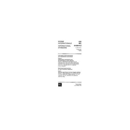 IEC 61020-4-2 Ed. 1.0 b:1995