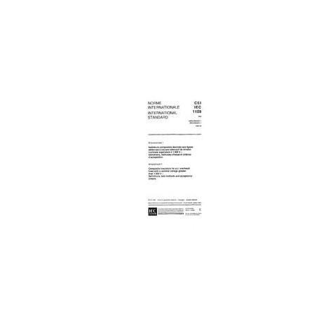 IEC 61109 Amd.1 Ed. 1.0 b:1995