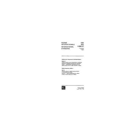 IEC 61196-3-1 Ed. 1.0 b:1995
