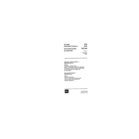 IEC 60747-8-3 Ed. 1.0 b:1995