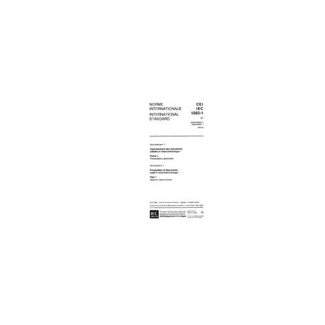 IEC 61082-1 Amd.1 Ed. 1.0 b:1995