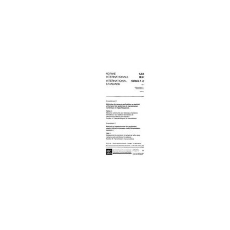 IEC 60835-1-3 Amd.1 Ed. 1.0 b:1995