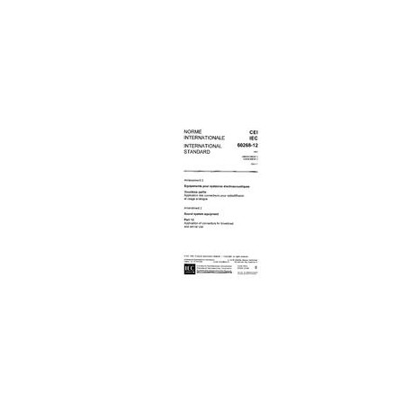 IEC 60268-12 Amd.2 Ed. 2.0 b:1994