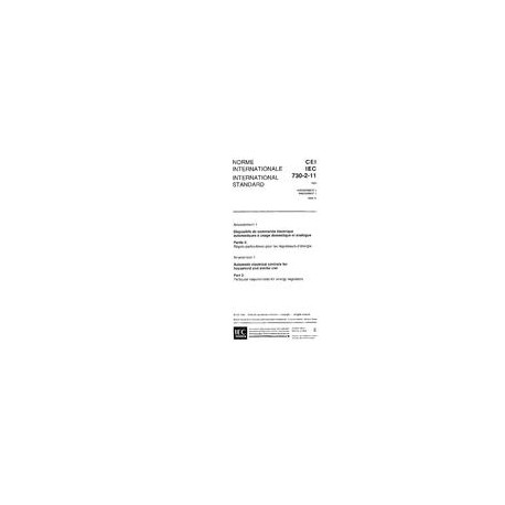 IEC 60730-2-11 Amd.1 Ed. 1.0 b:1994