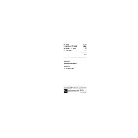 IEC 60038 Amd.1 Ed. 6.0 b:1994