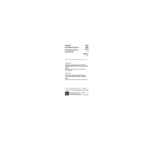 IEC 60051-3 Amd.1 Ed. 4.0 b:1994