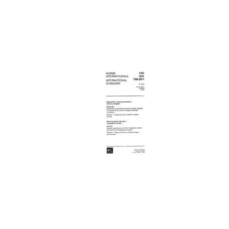 IEC 60748-20-1 Ed. 1.0 b:1994