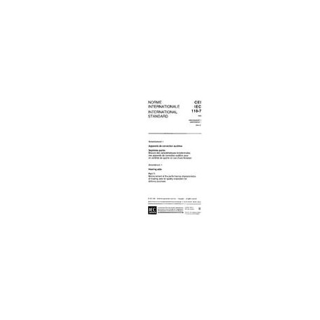 IEC 60118-7 Amd.1 Ed. 1.0 b:1994