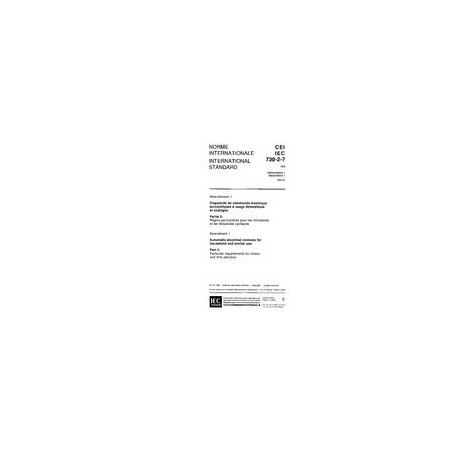 IEC 60730-2-7 Amd.1 Ed. 1.0 b:1994
