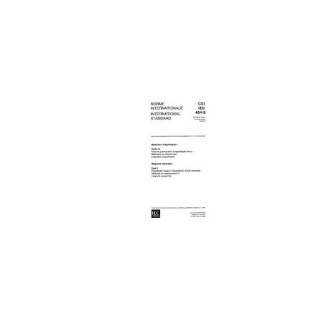 IEC 60404-5 Ed. 2.0 b:1993