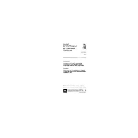 IEC 61102 Amd.1 Ed. 1.0 b:1993