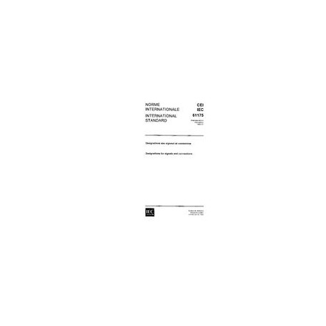 IEC 61175 Ed. 1.0 b:1993