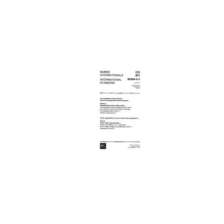 IEC 60384-5-1 Ed. 1.0 b:1993