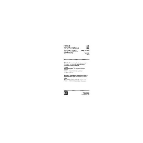 IEC 60835-2-5 Ed. 1.0 b:1993