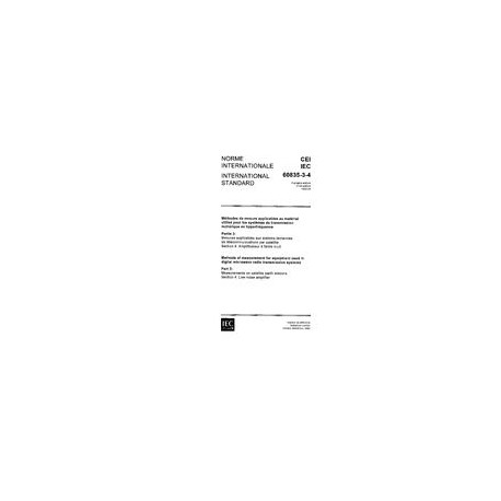 IEC 60835-3-4 Ed. 1.0 b:1993