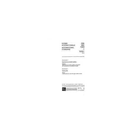 IEC 60118-2 Amd.1 Ed. 2.0 b:1993