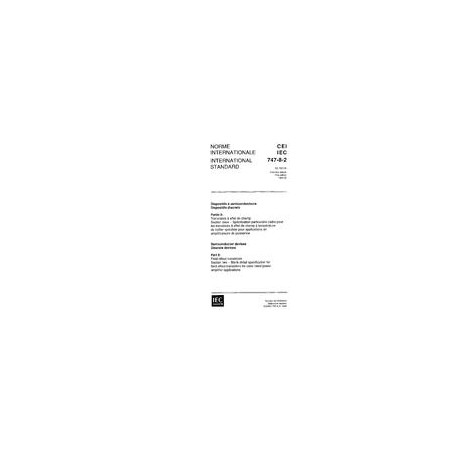 IEC 60747-8-2 Ed. 1.0 b:1993