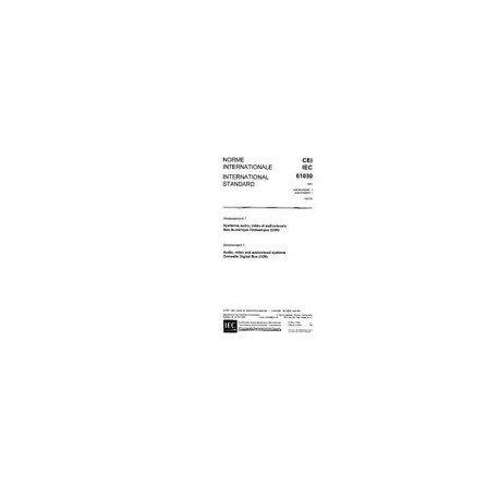 IEC 61030 Amd.1 Ed. 1.0 b:1993