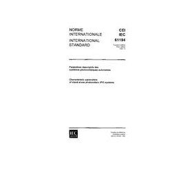IEC 61194 Ed. 1.0 b:1992