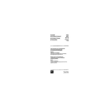 IEC 60917-2 Ed. 1.0 b:1992